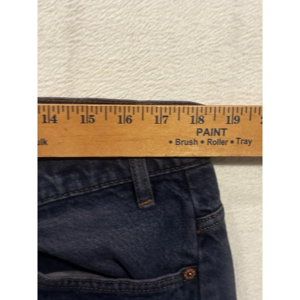 Vintage Levi's 505 Orange‎ Tab Jeans Men's Size 40x31.5 Y2K Zipper Fly Dark Wash
